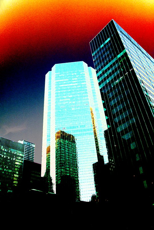 The aura of buildings #1 - by Tony Karp