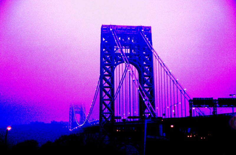Blue bridge - by Tony Karp