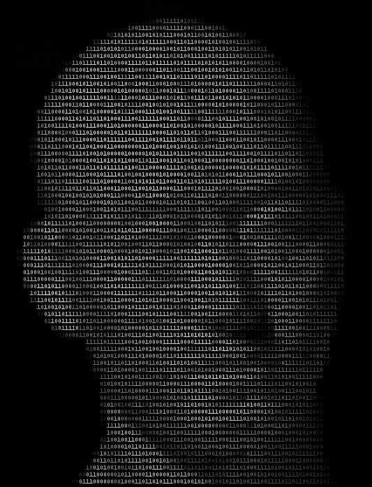 Pinhead binary - by Tony Karp