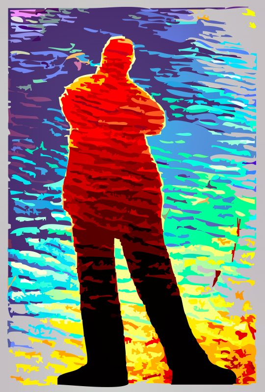 Cape May shadow #3 - by Tony Karp