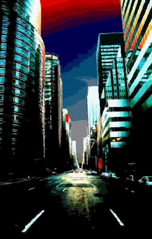 Impressionist street - by Tony Karp