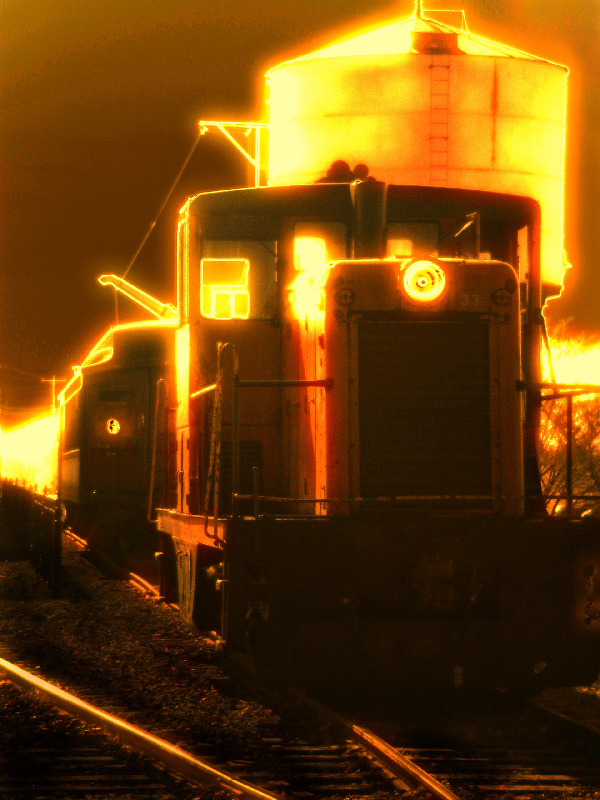Ghost train - by Tony Karp